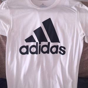 White Adidas T-Shirt